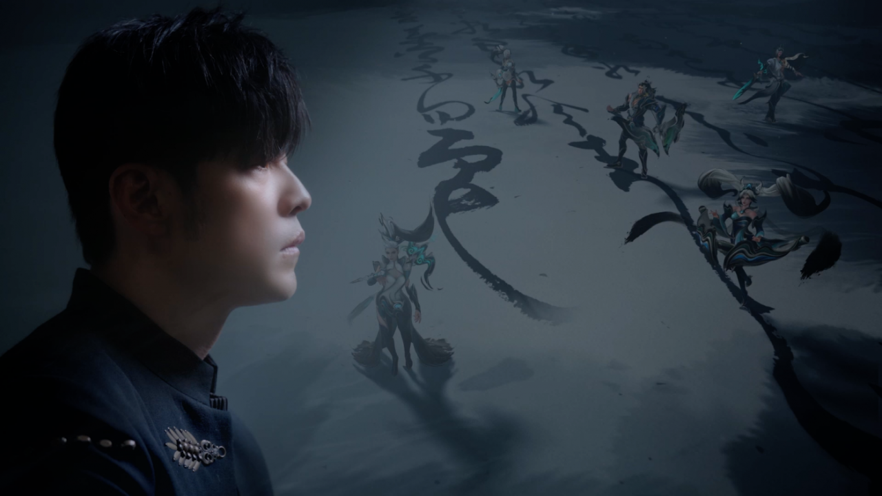 广告人干货库 英雄联盟手游×周杰伦《兰亭序》:以琴为笔,墨韵峡谷-广告人干货库