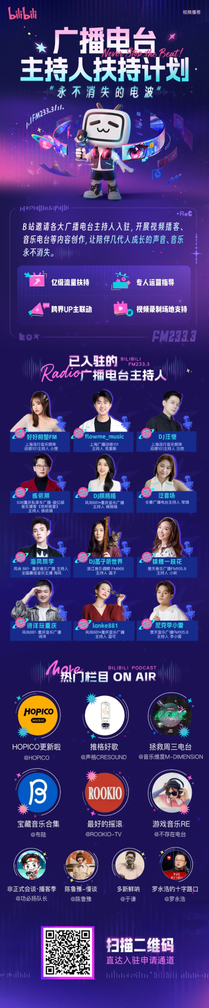 B站发布“广播电台主持人扶持计划”-广告人干货库