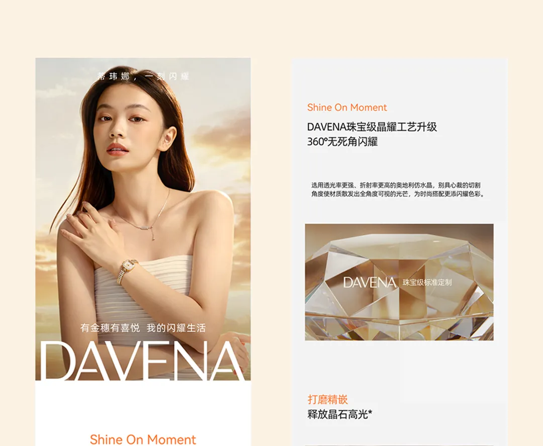 松鼠跃动×DAVENA蒂玮娜：新锐腕表品牌升级与差异化战略全案-广告人干货库