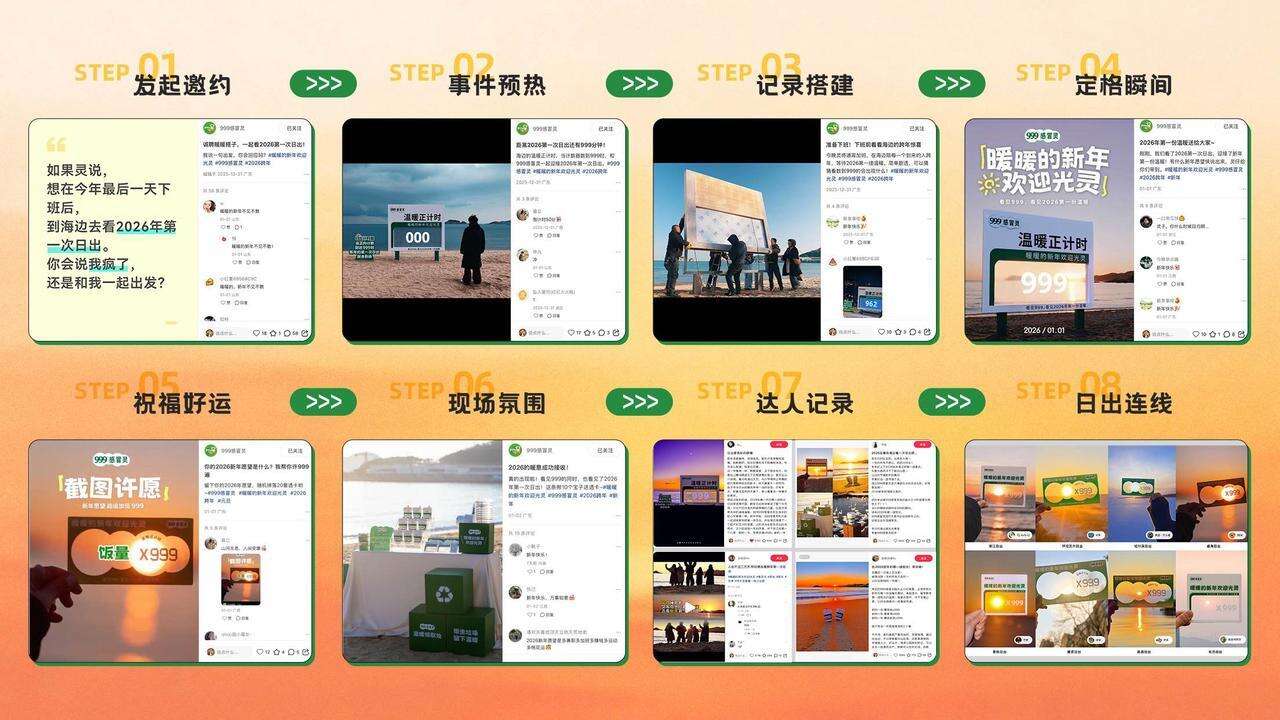 广告人干货库 999感冒灵温暖正计时:跨过寒夜看新年第一次日出-广告人干货库
