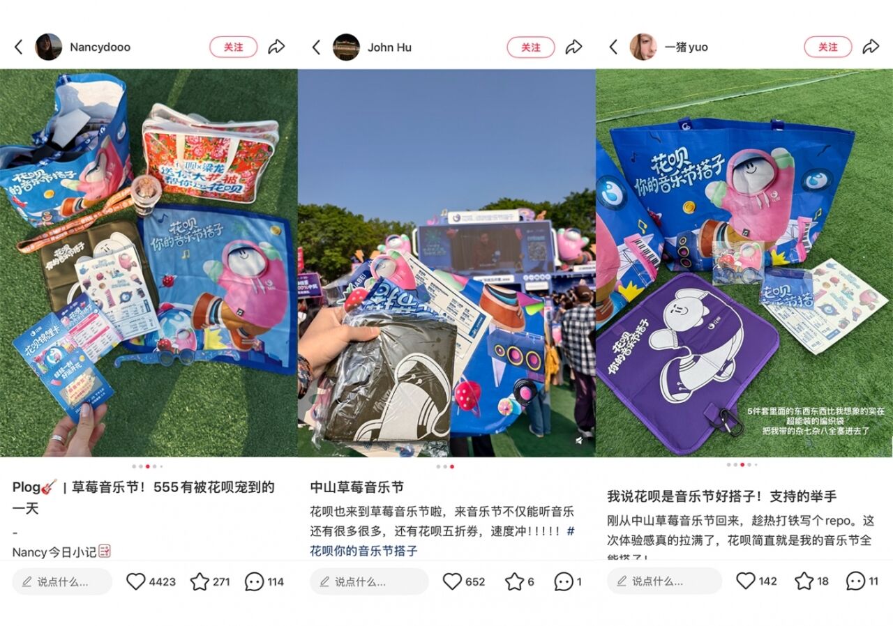 花呗 × 草莓音乐节：你的音乐节搭子花呗已热情上线！-广告人干货库