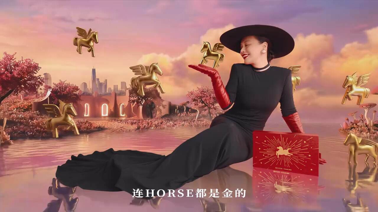 广告人干货库 韩束抽象TVC:马“黏”马思纯,有点太疯-广告人干货库