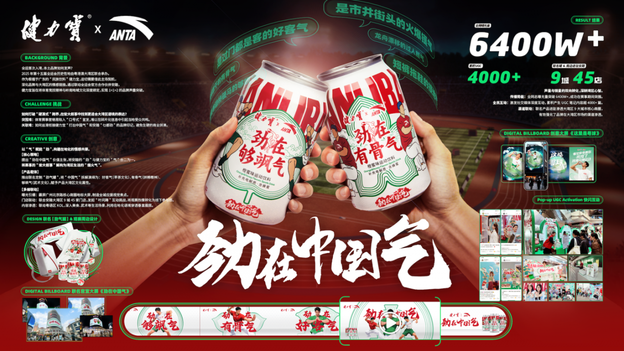 健力宝×安踏全运会：劲在中国气-广告人干货库
