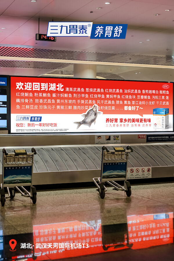 三九胃泰欢迎游子回家：家乡胃，还得吃家乡味-广告人干货库