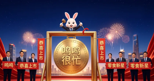 鸣鸣很忙正式敲钟上市-广告人干货库