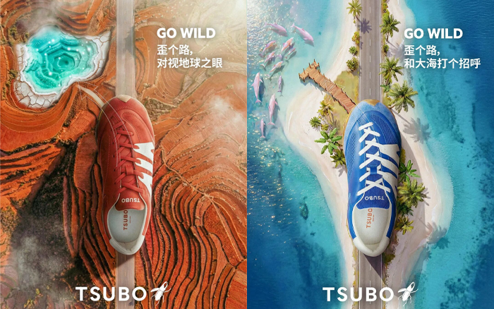 广告人干货库 TSUBO系列海报:歪个路,看见不一样-广告人干货库