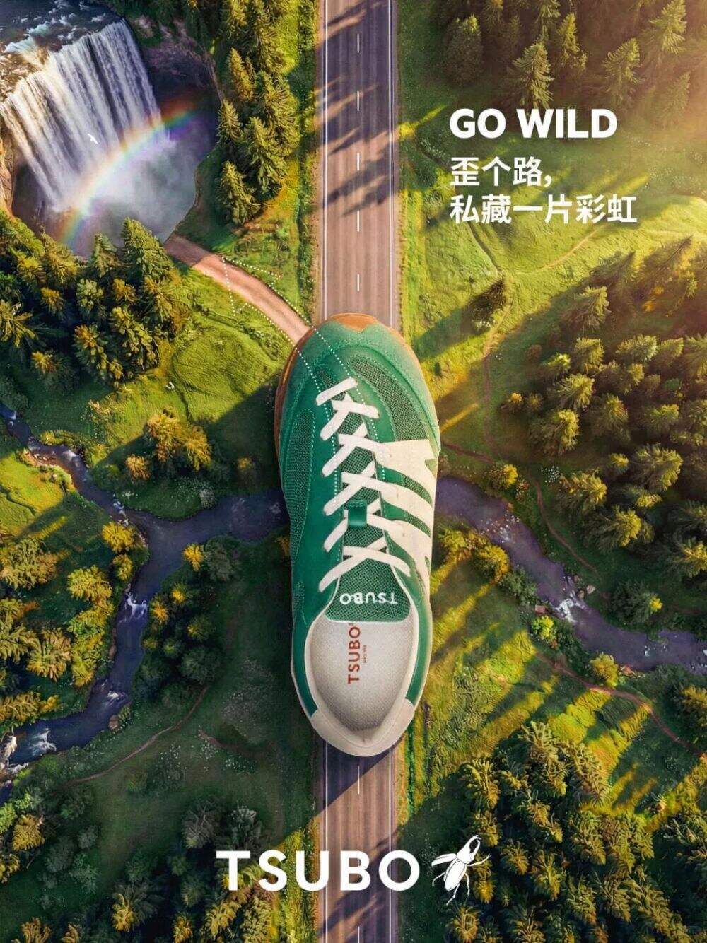 TSUBO系列海报：歪个路，看见不一样-广告人干货库