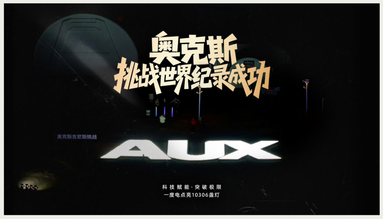 奥克斯吉尼斯挑战：在“火星”用1度电点亮万盏灯-广告人干货库