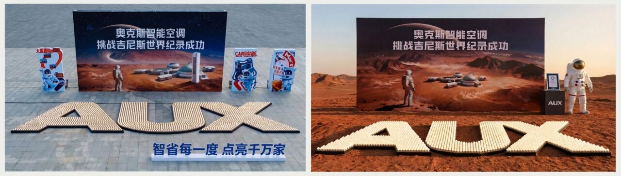 奥克斯吉尼斯挑战：在“火星”用1度电点亮万盏灯-广告人干货库