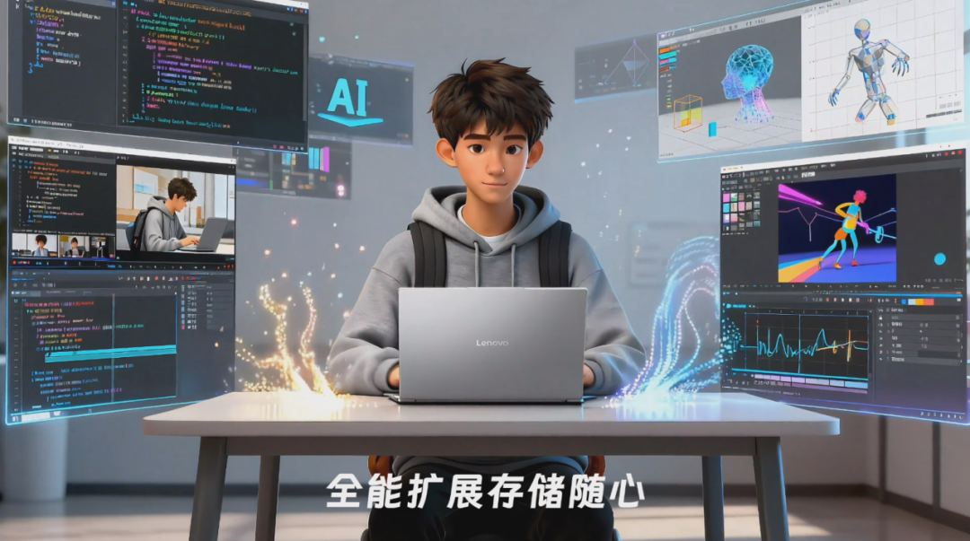 联想小新AIGC视频：把电脑做成一座“微缩城市”-广告人干货库