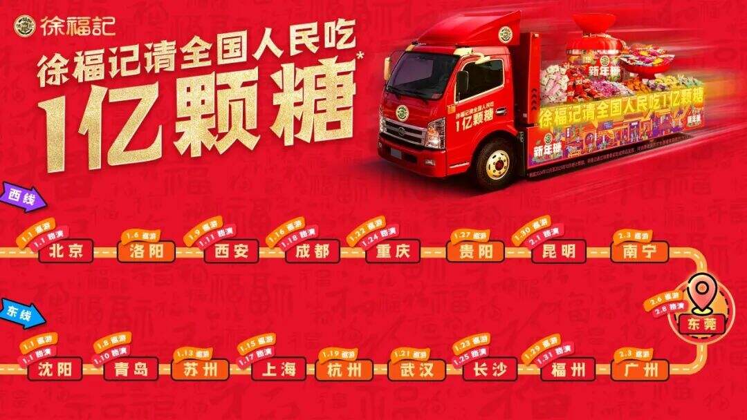 广告人干货库 徐福记请全国人民吃1亿颗糖-广告人干货库