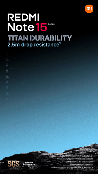 REDMI Note 15系列海外上市：金刚不坏，让意外不再有意外-广告人干货库
