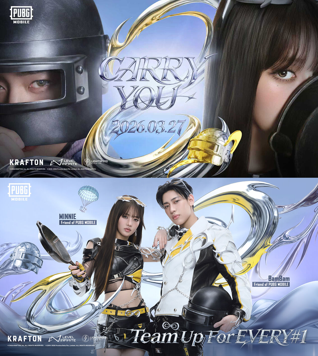 广告人干货库 PUBG MOBILE 8周年 | BamBam & MINNIE - CARRY YOU-广告人干货库