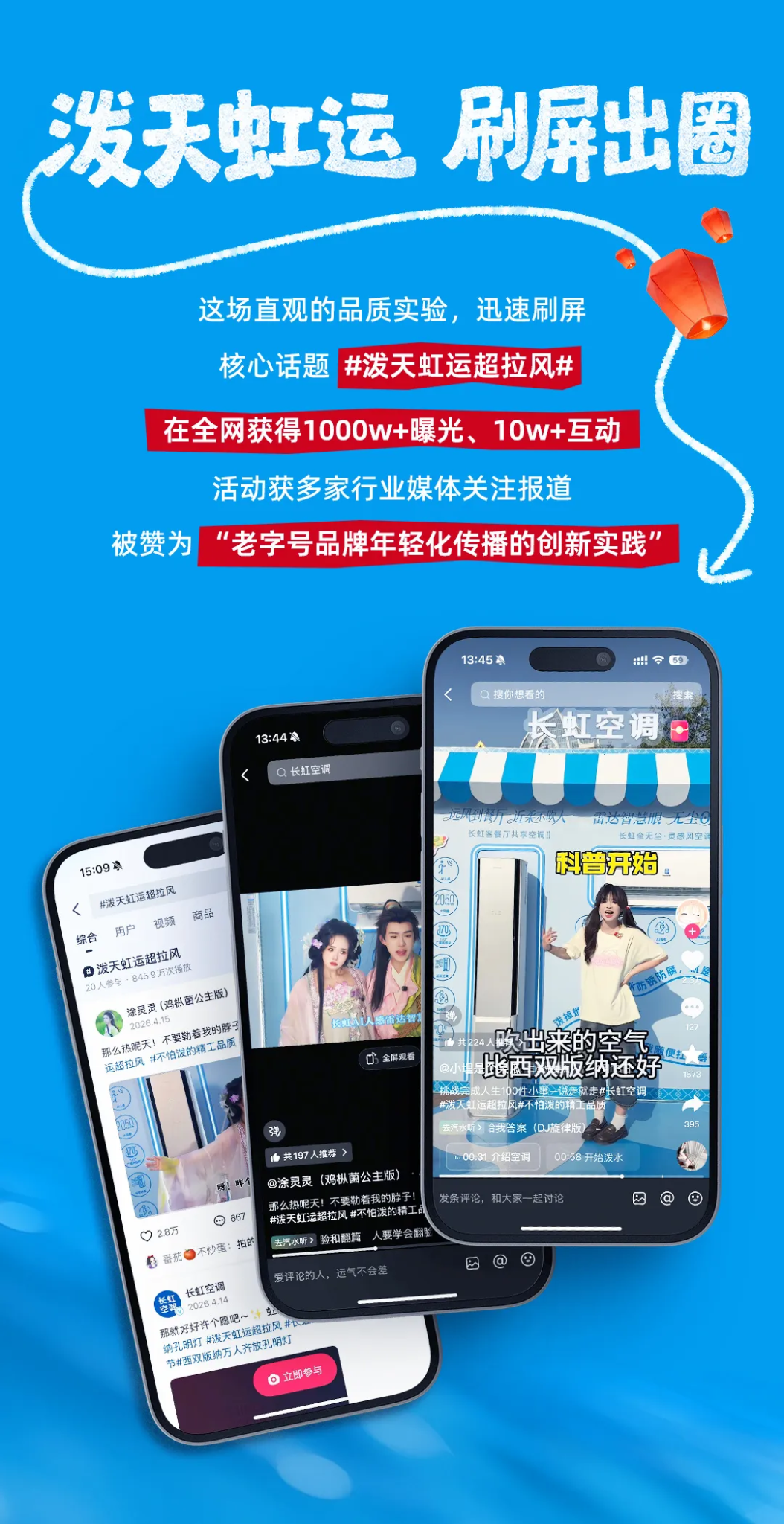 长虹空调 x 版纳泼水节：“精工品质”玩出圈超拉风！-广告人干货库