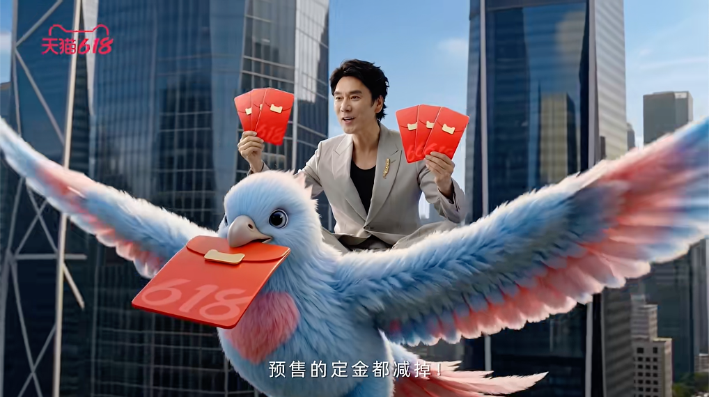 天猫618预售：玩转AI梗，0元付定金！-广告人干货库