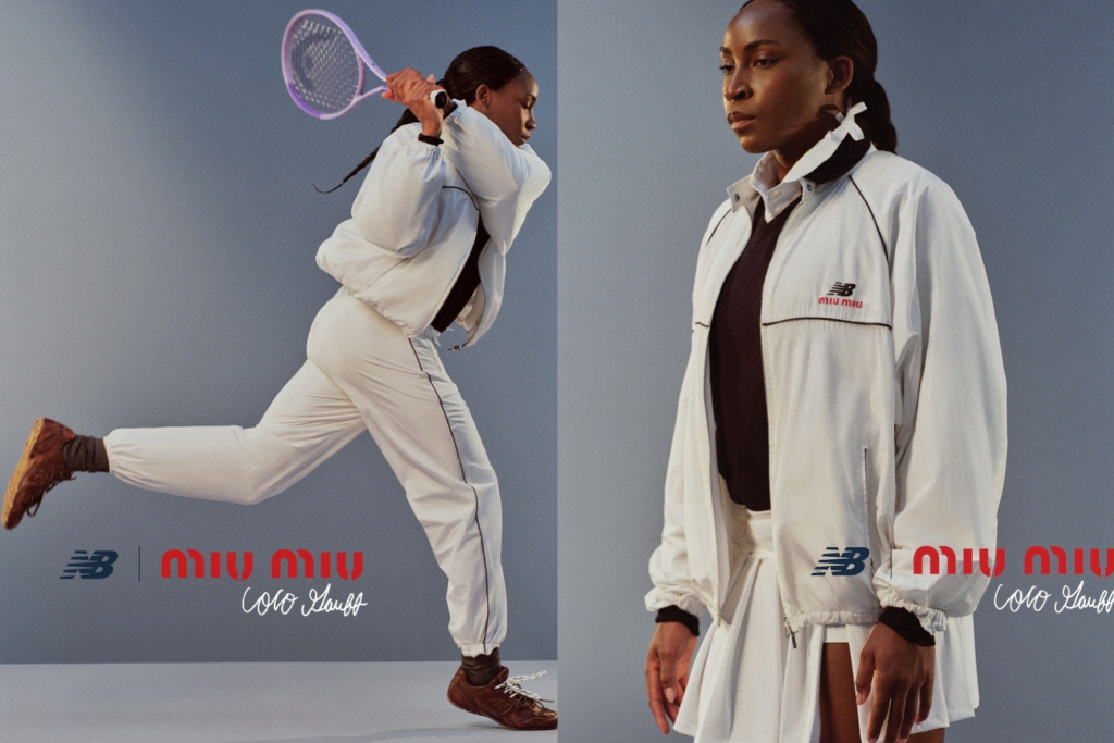 Miu Miu 与 New Balance 打造温网限定战袍-广告人干货库