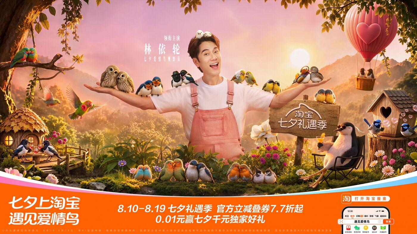 广告人干货库 淘宝“鸟界恋综”,七夕心动上线-广告人干货库