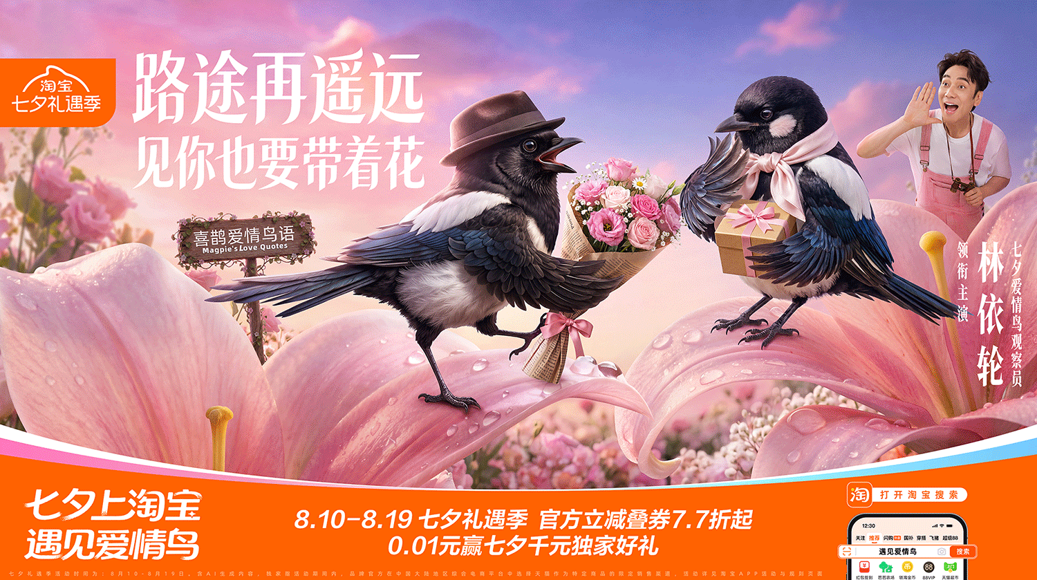 广告人干货库 淘宝“鸟界恋综”,七夕心动上线-广告人干货库