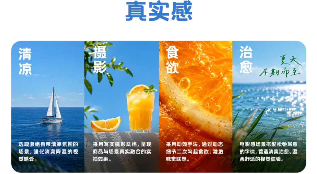 美团小象超市清凉季创意设计：打造“真实感”视觉体验-广告人干货库